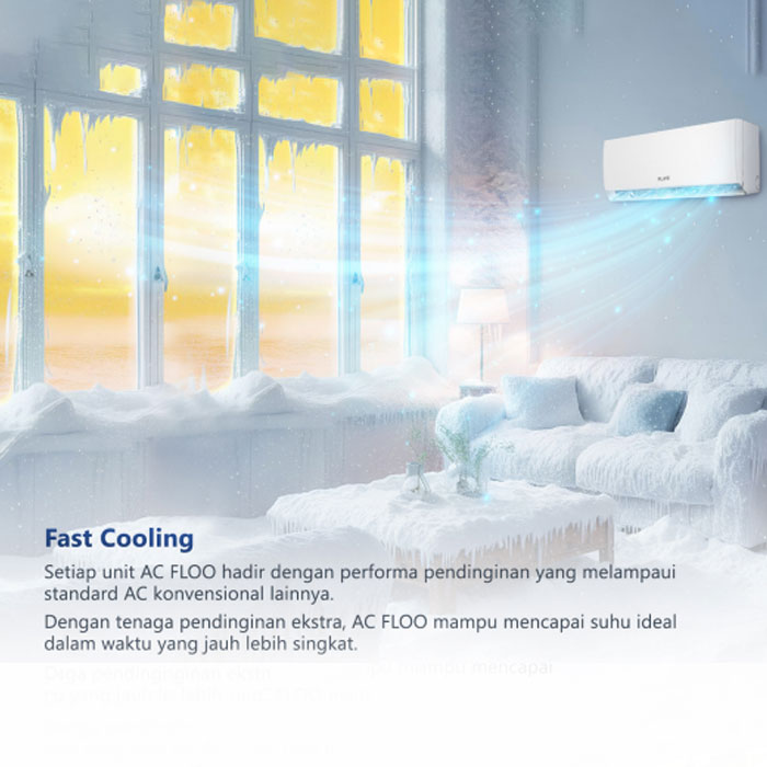 Flife Gree AC Split Standard 1 PK FLOO Series - FAC-09FLOO